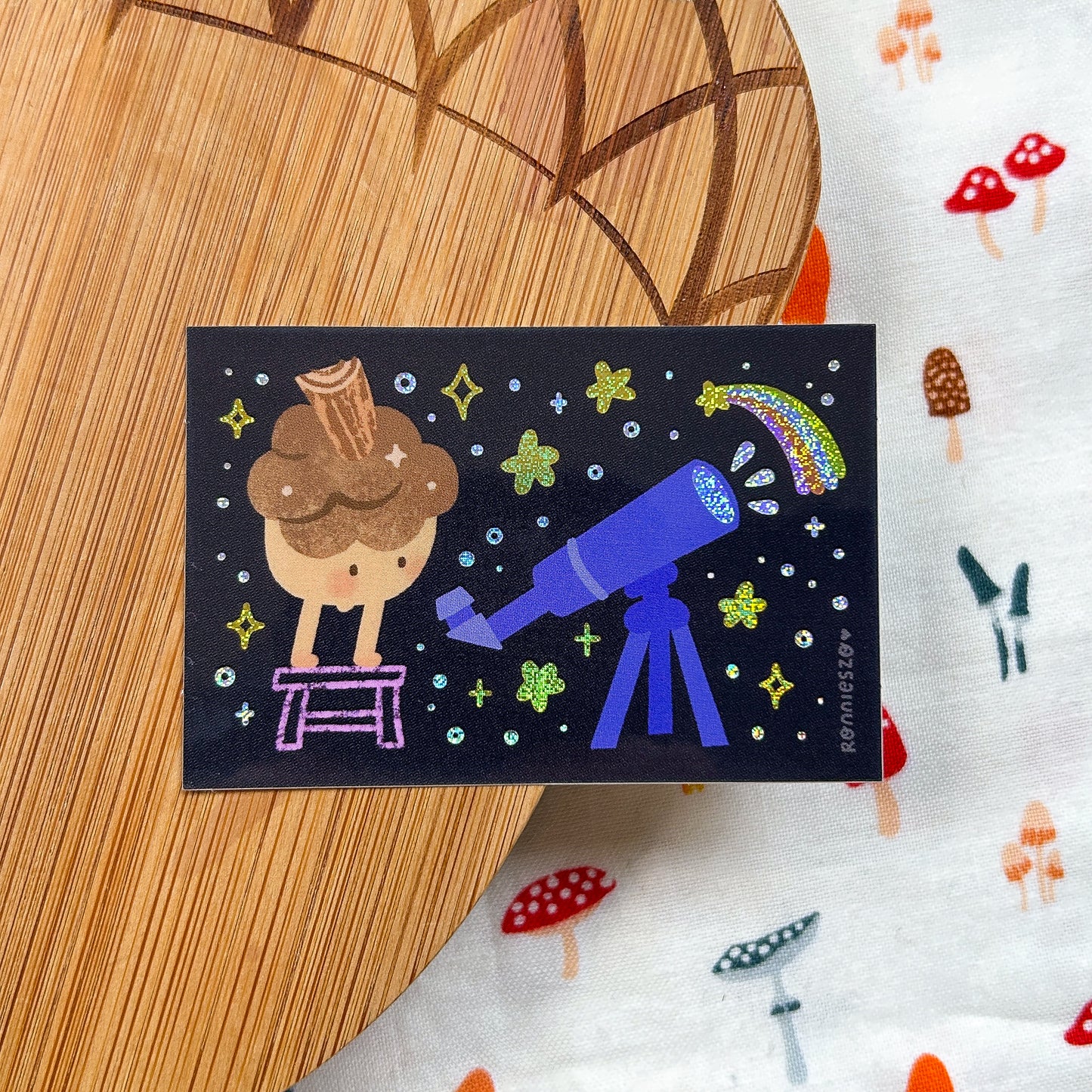 Space Acorn Sticker