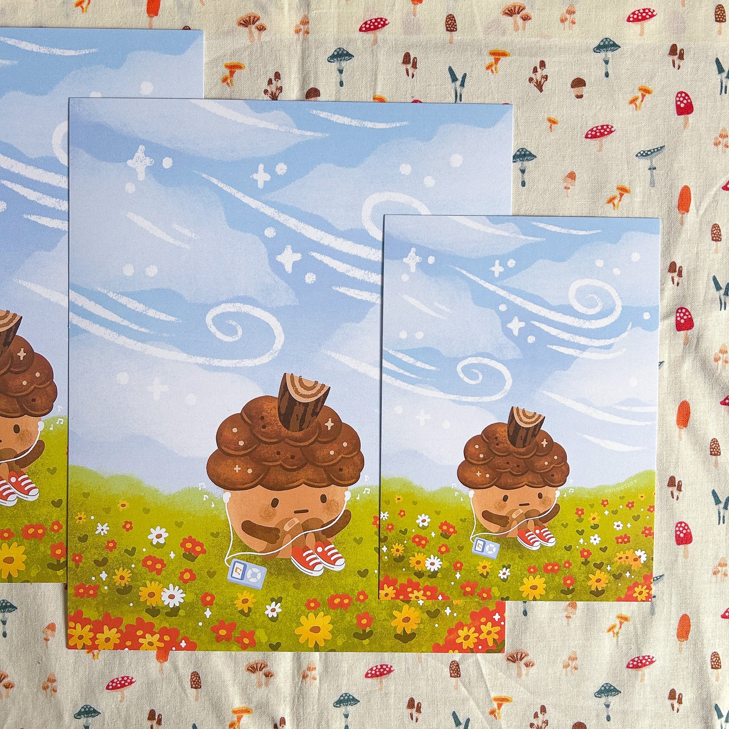 Acorn Meadow Music Print