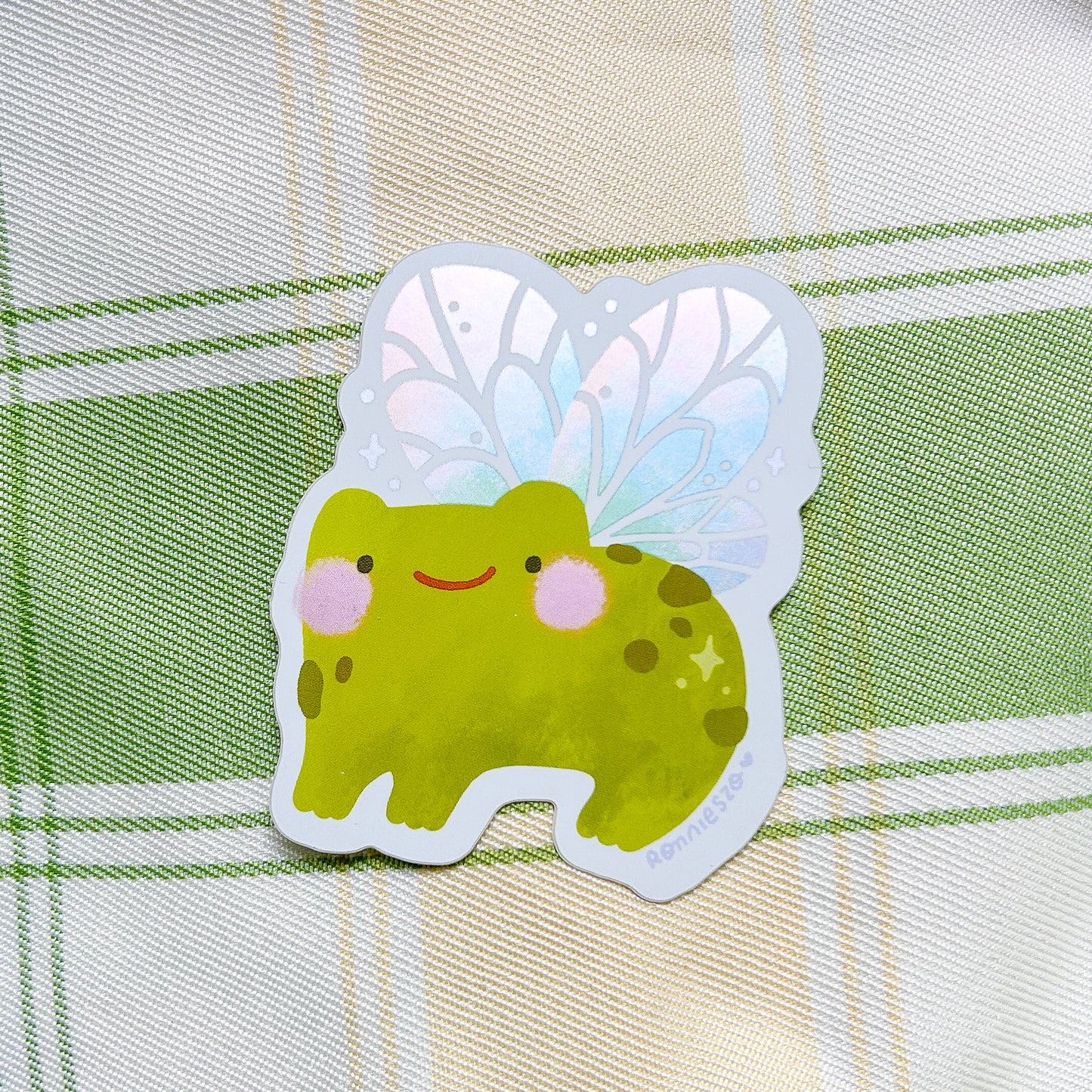 Fairy Frog Vinyl Sticker