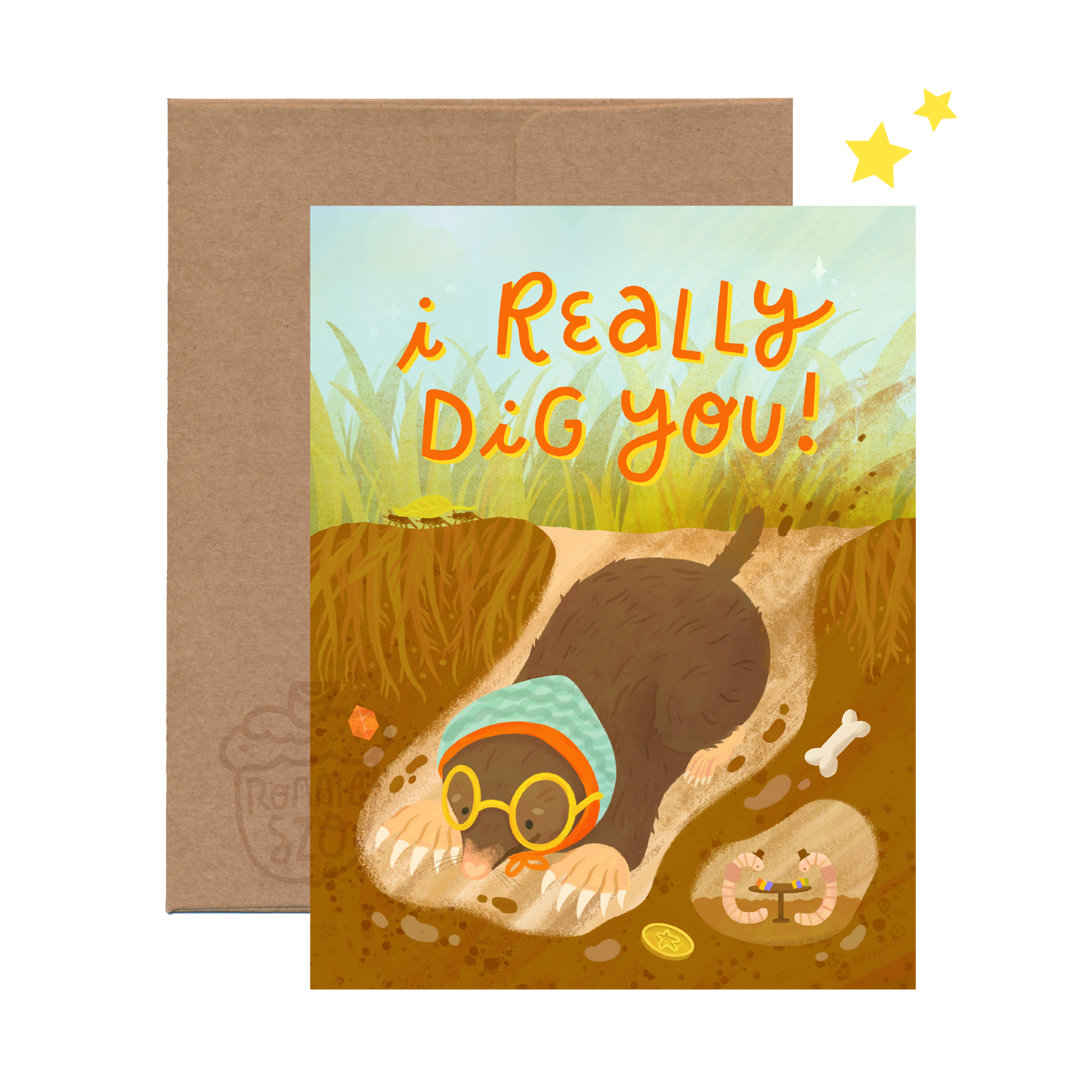 I Really Dig You Greeting Card