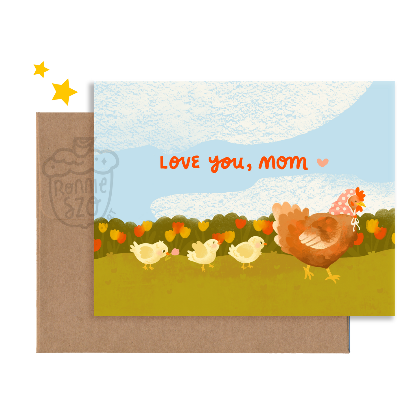 Love you, Mom Greeting Card