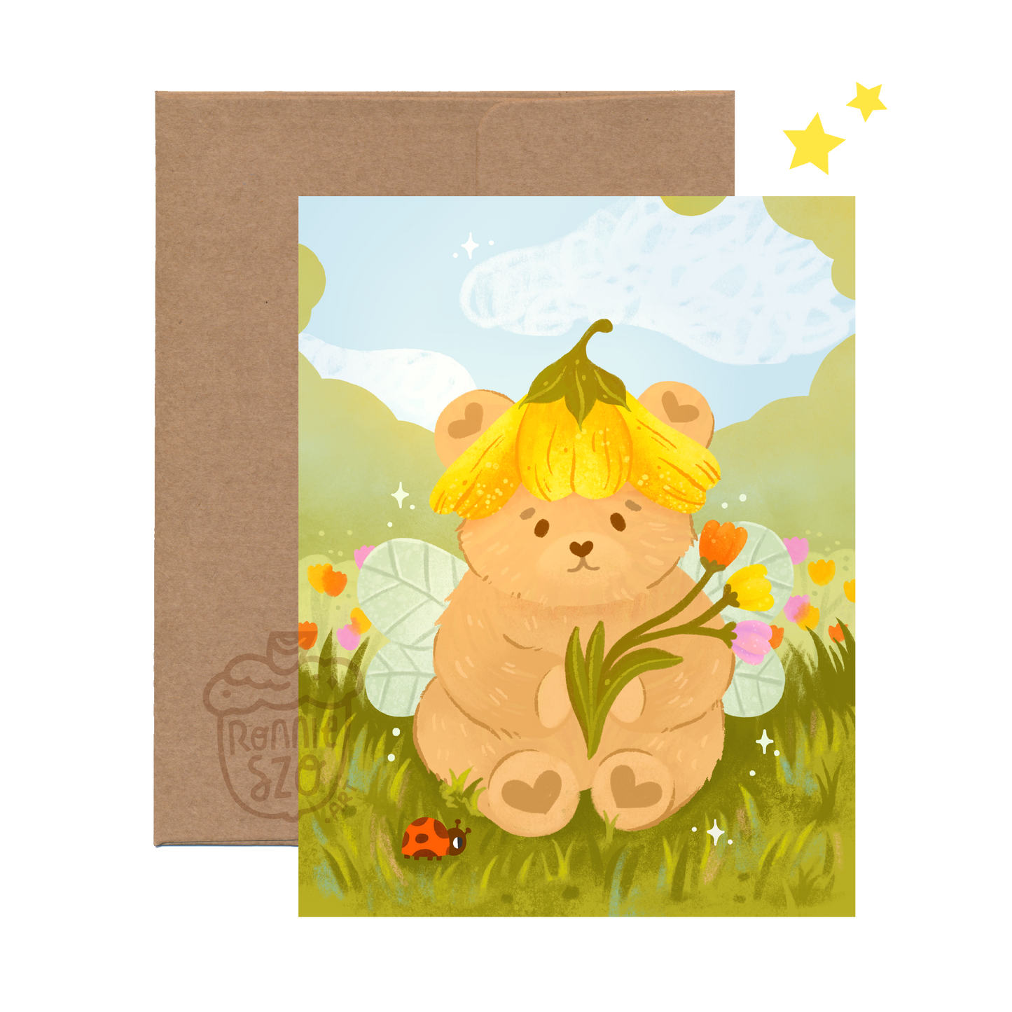 Fairy Bear Greeting Card