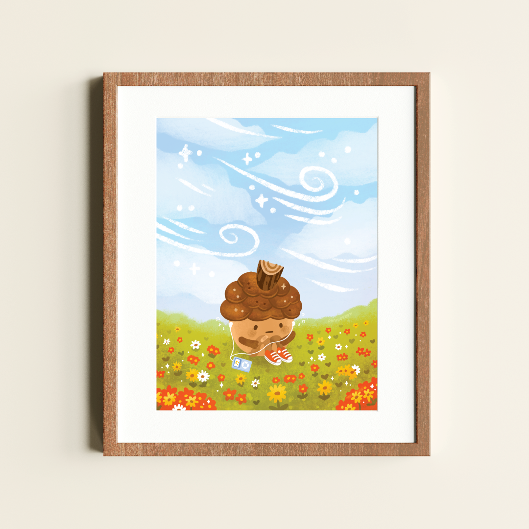 Acorn Meadow Music Print