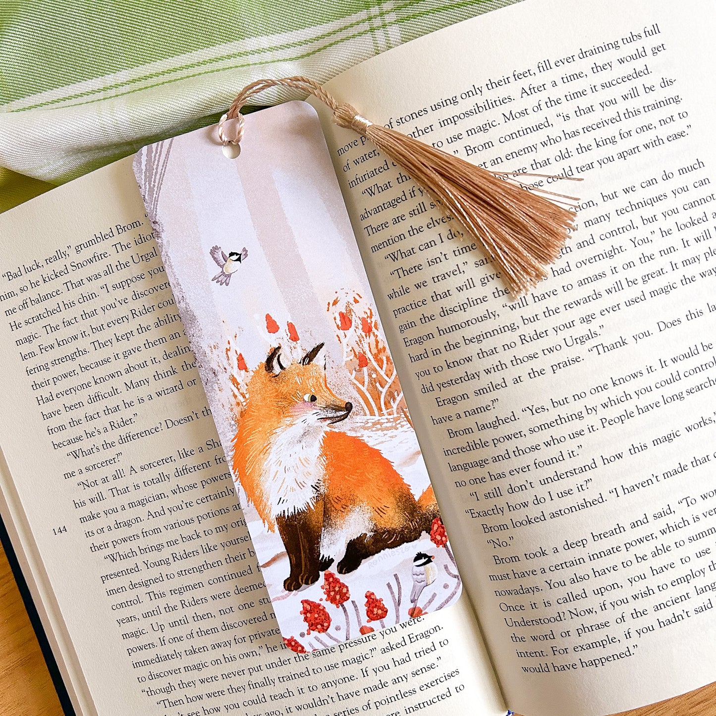 Winter Fox Bookmark
