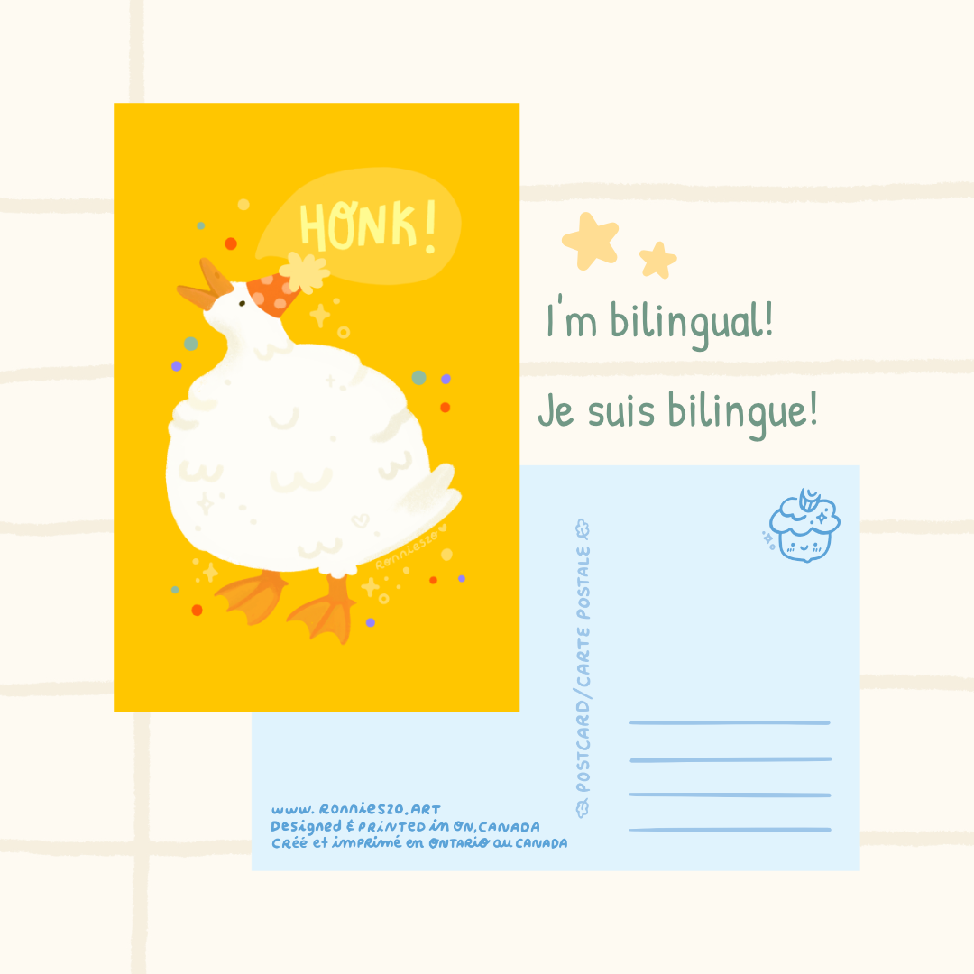 Honk Goose - Postcard
