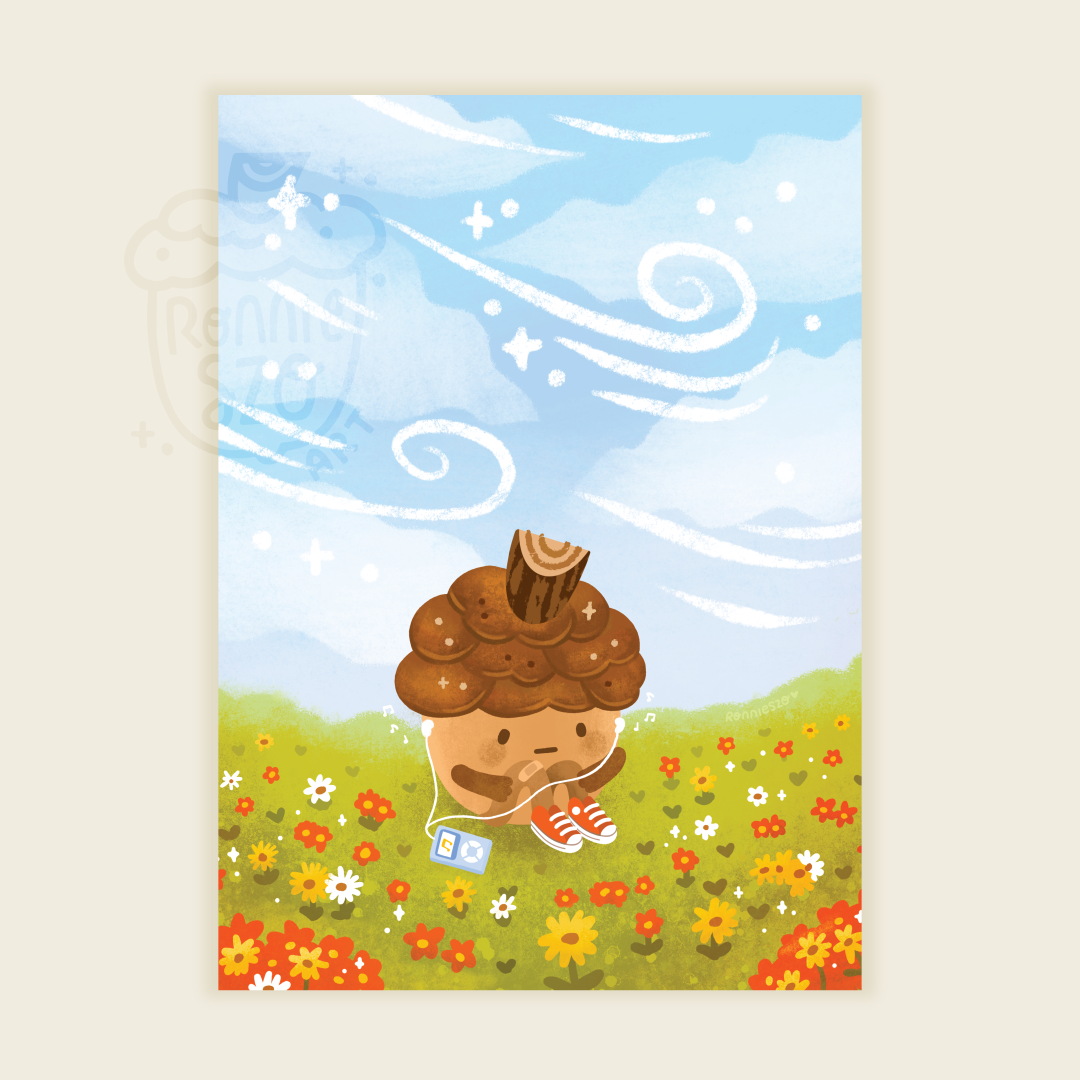 Acorn Meadow Music Print