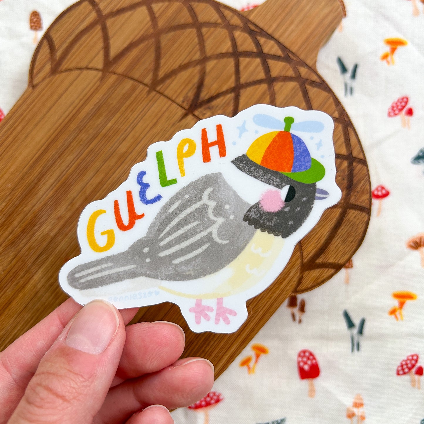 Guelph Chickadee Sticker