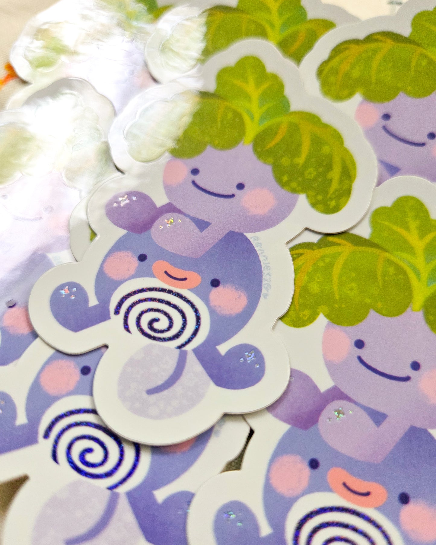 Poliwag & Oddish Sticker
