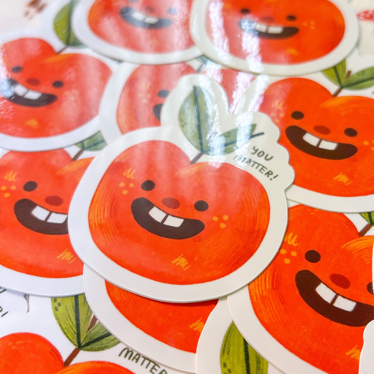 Motivational Fruit Vinyl Sticker
