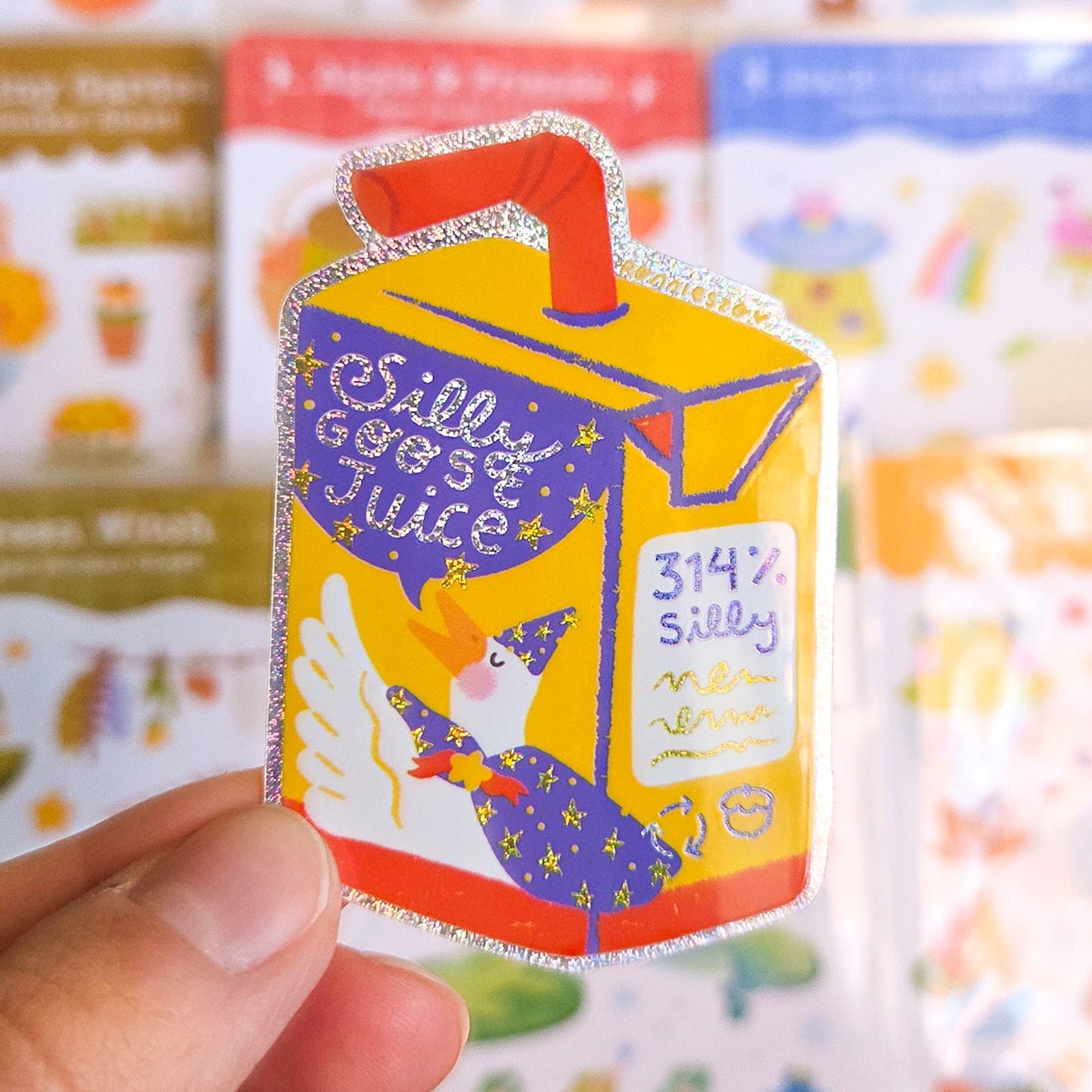 Silly Goose Juice Sticker