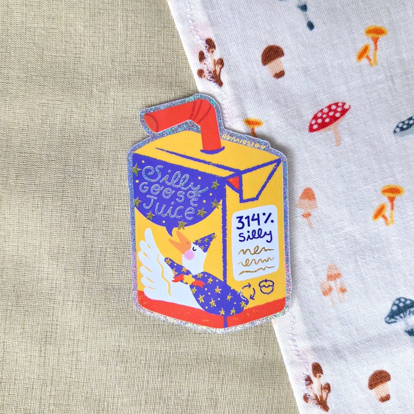 Silly Goose Juice Sticker
