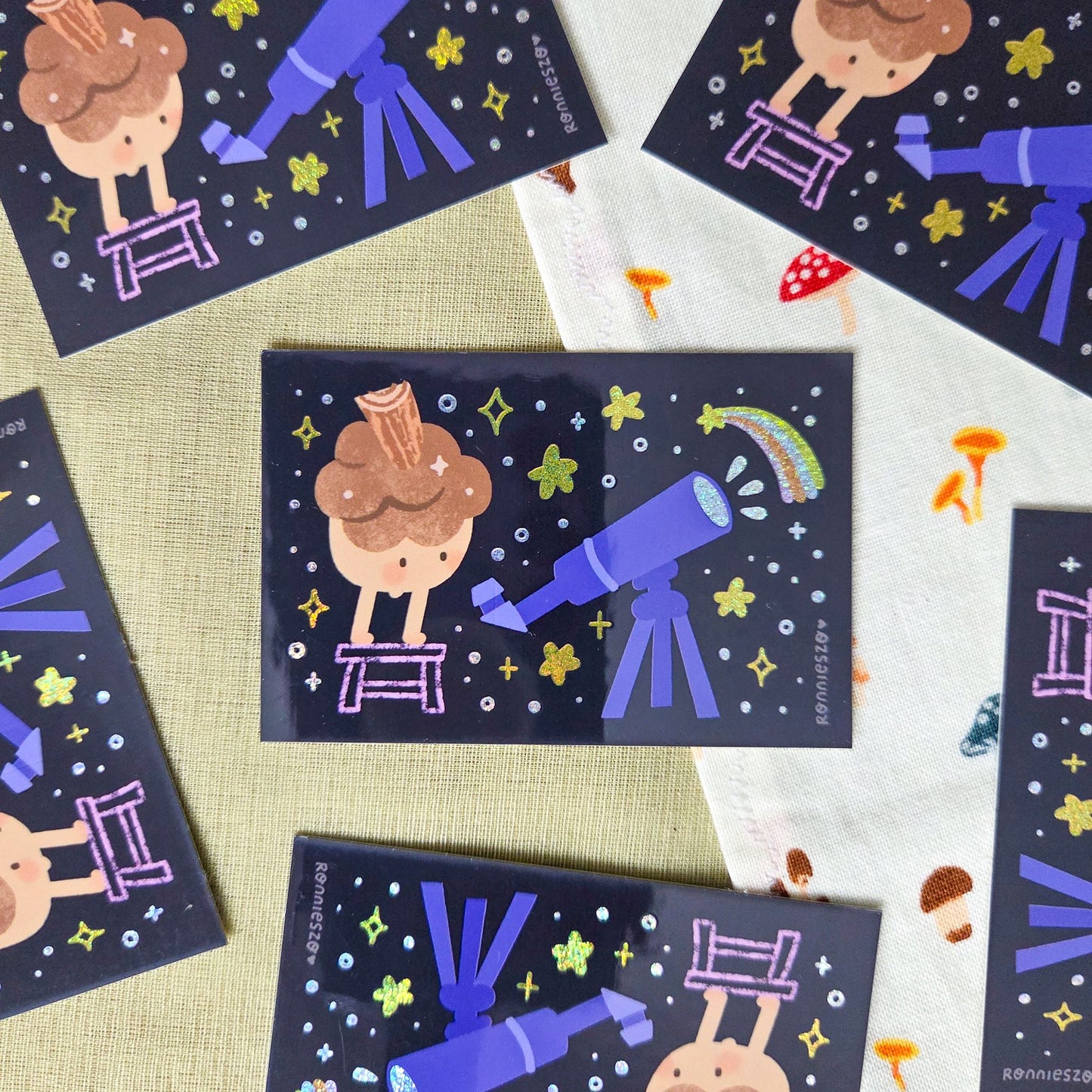 Space Acorn Sticker