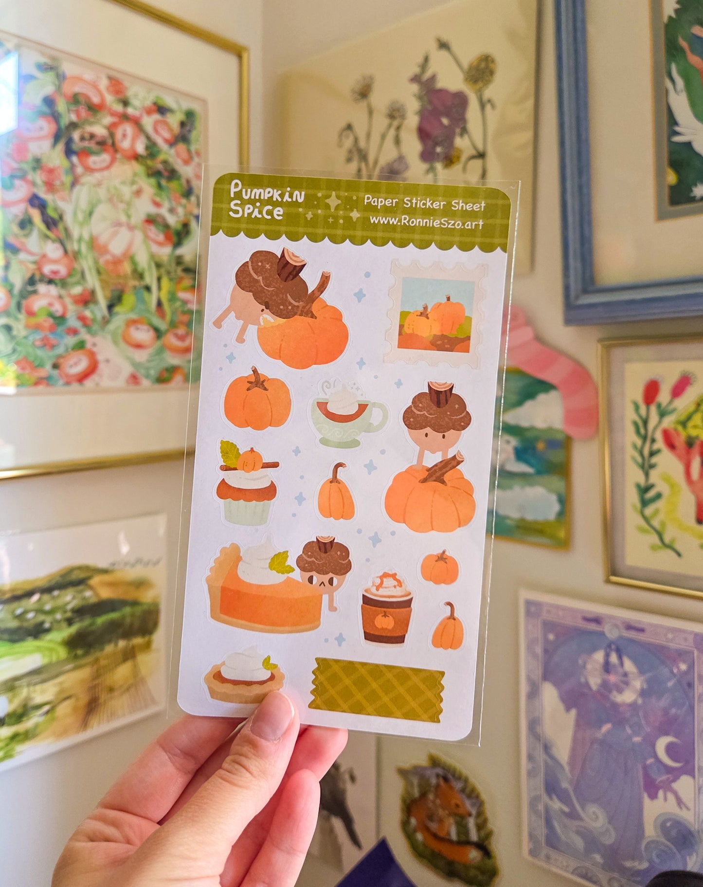 Pumpkin Spice Sticker Sheet