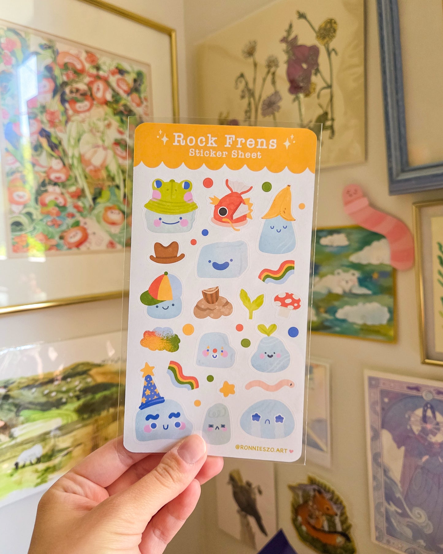 Rock Frens - Paper Sticker Sheet