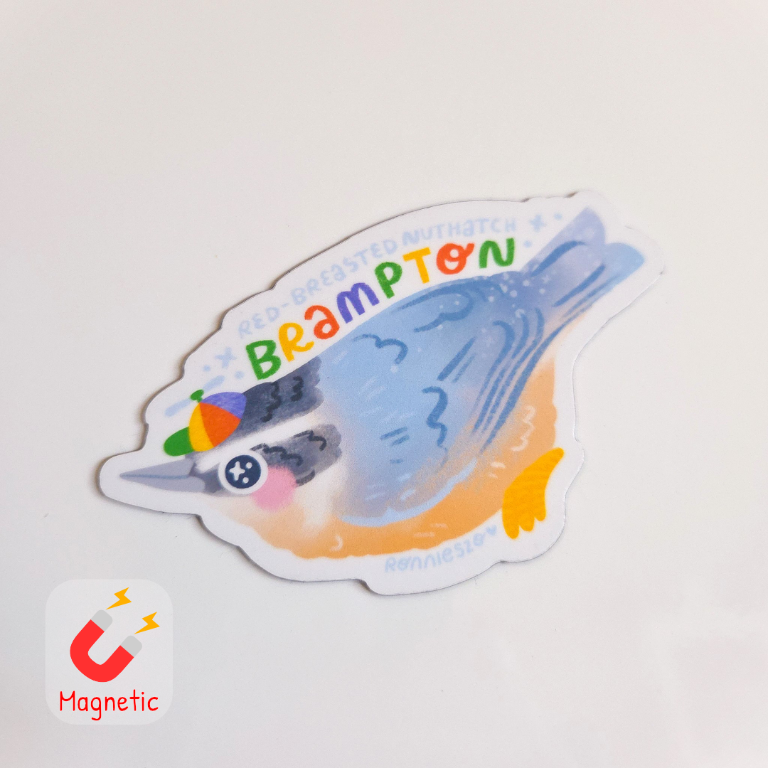 Brampton Nuthatch Magnet