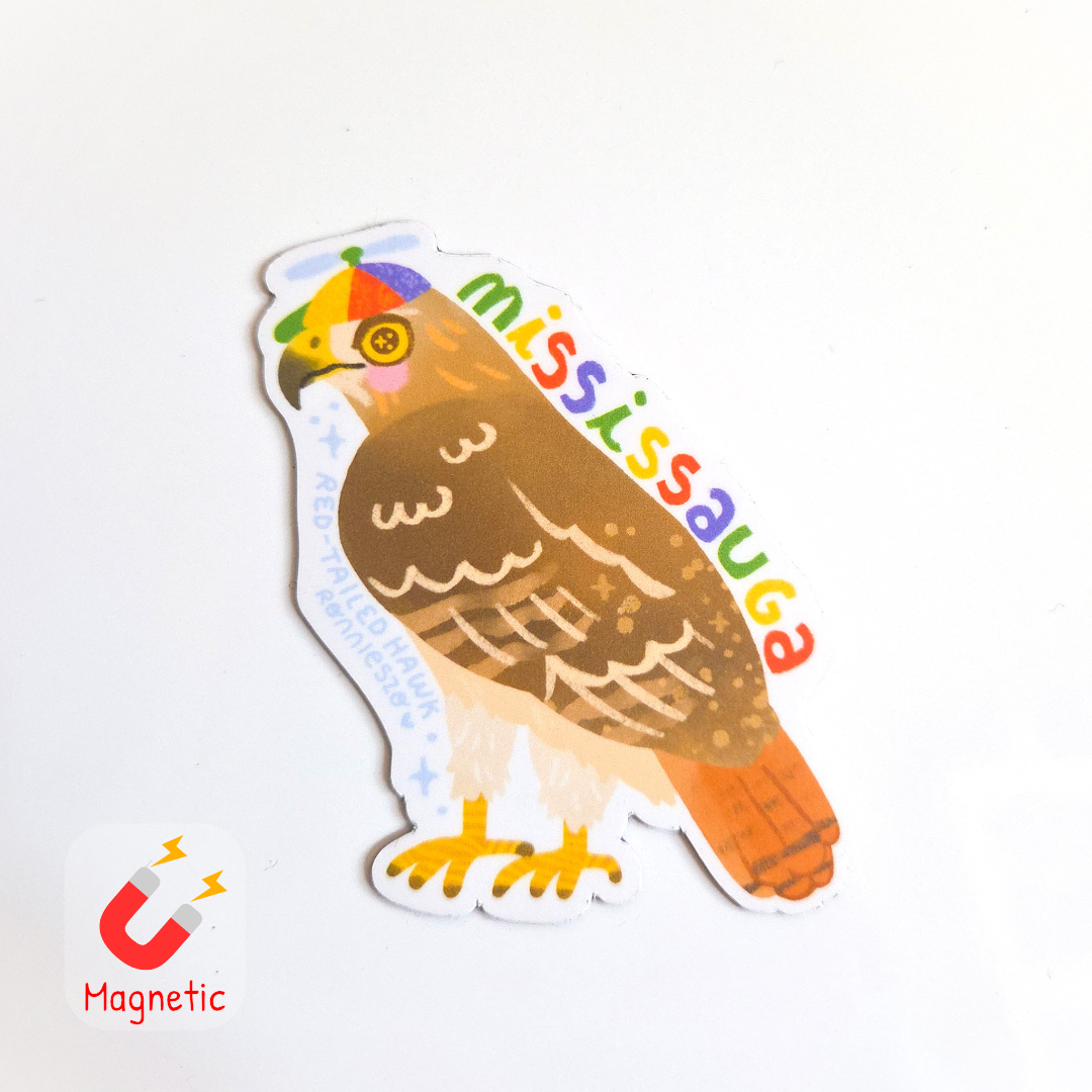 Mississauga Red-Tailed Hawk Magnet