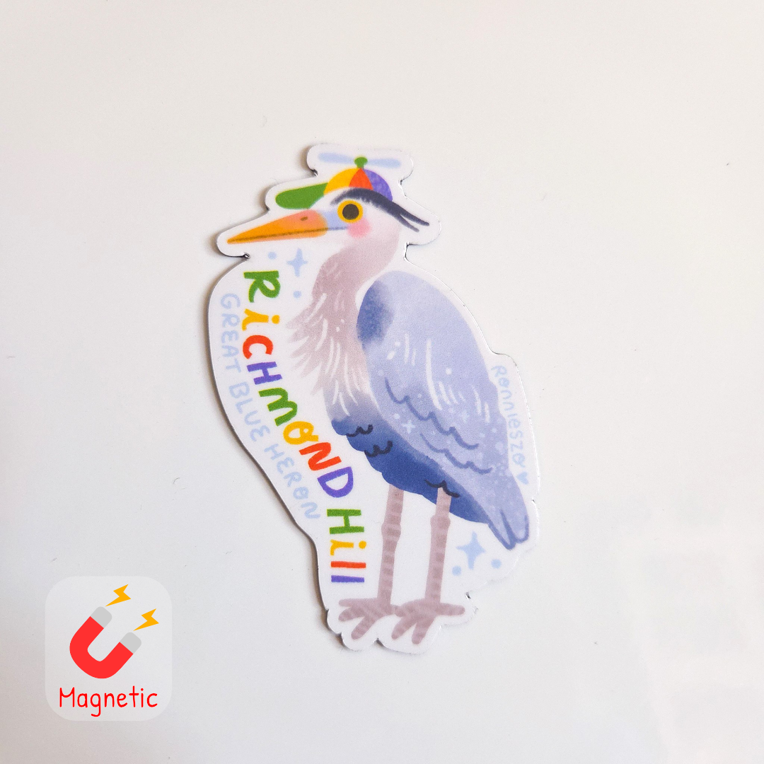Richmond Hill Heron Magnet