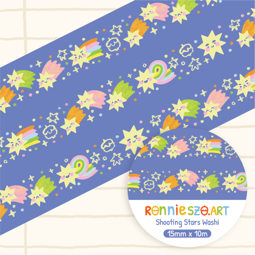 Shooting Stars Washi Tape
