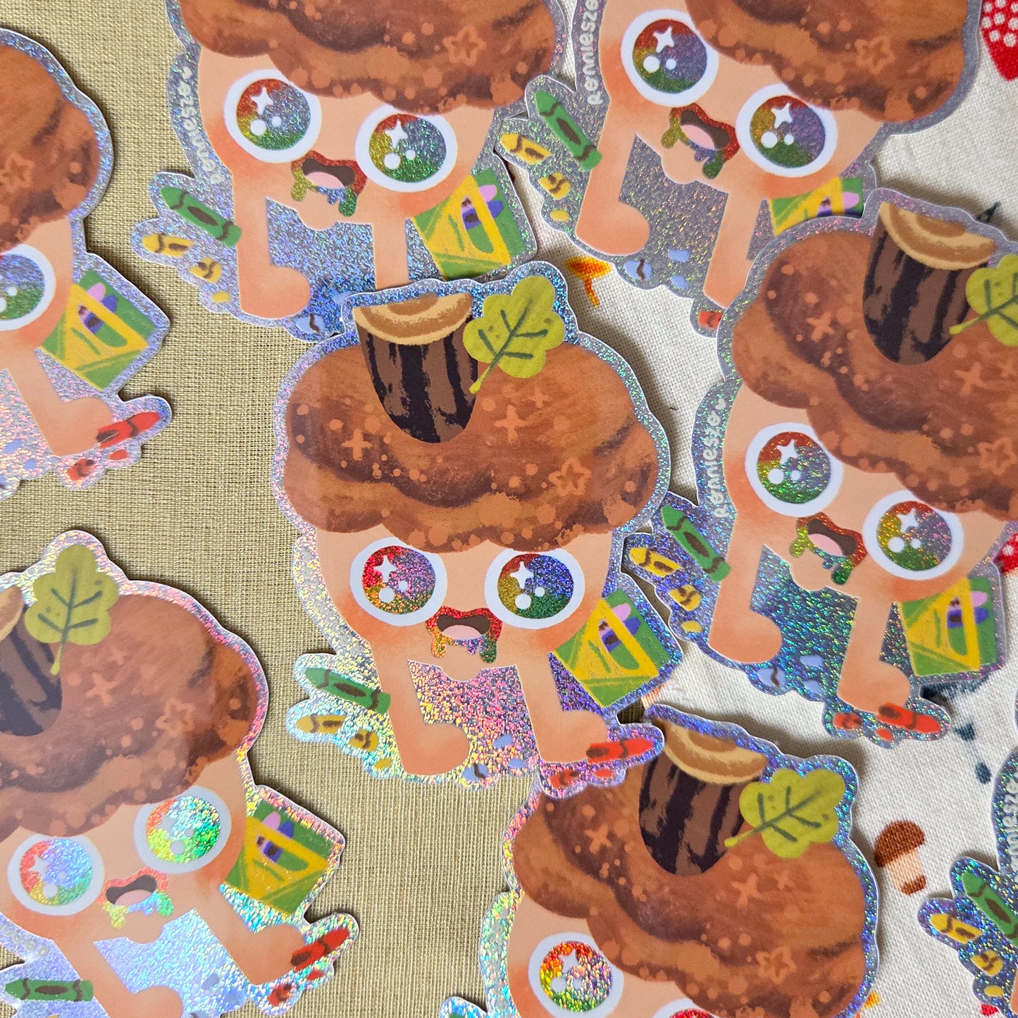 Acorn Crayon Sticker
