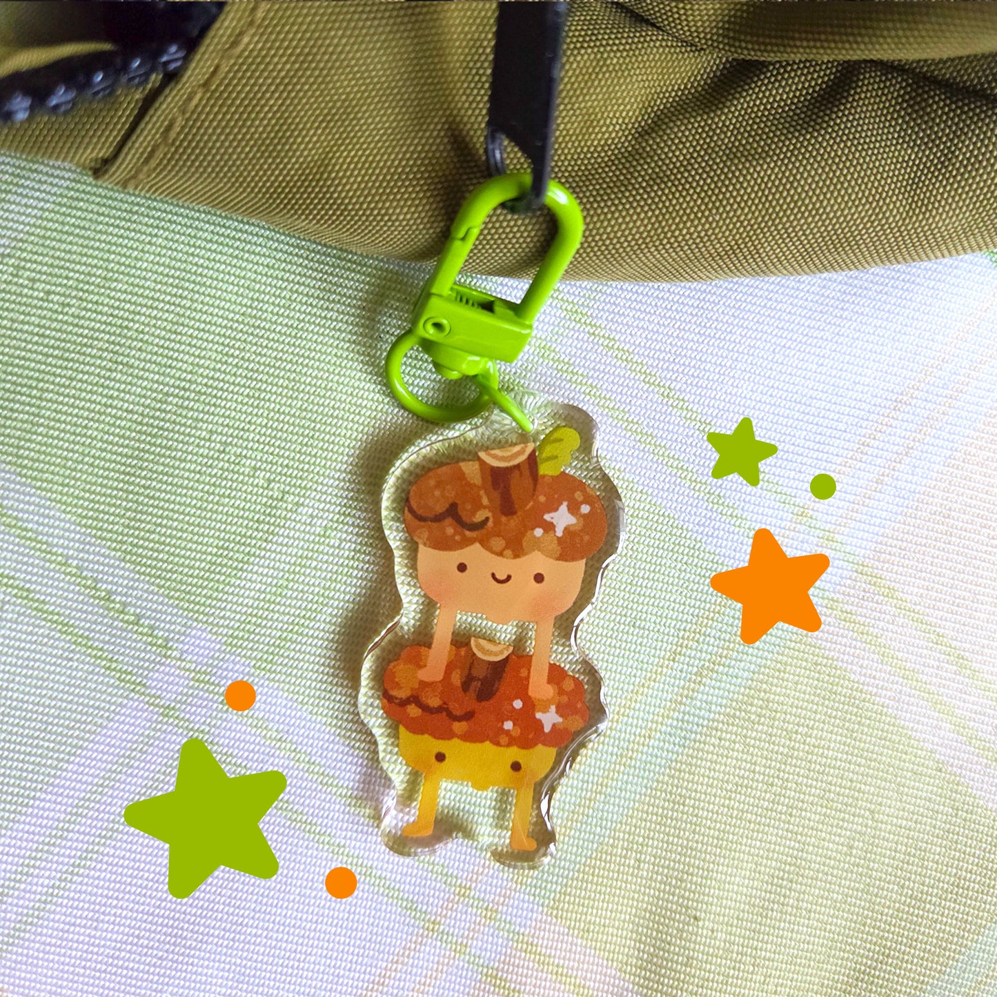 Acorn Stack Keychain