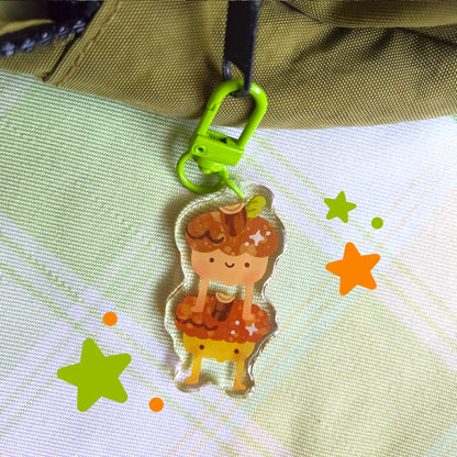 Acorn Stack Keychain