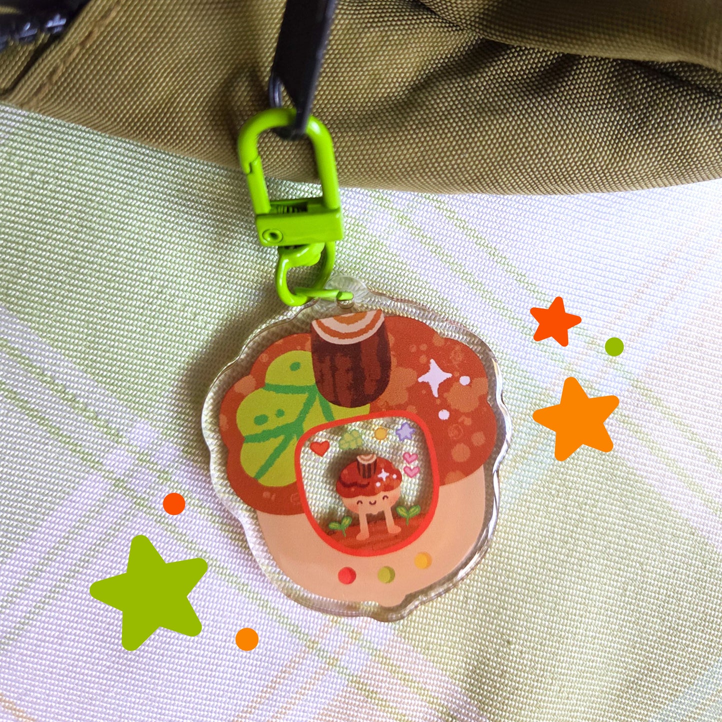 Acorn Tama Keychain