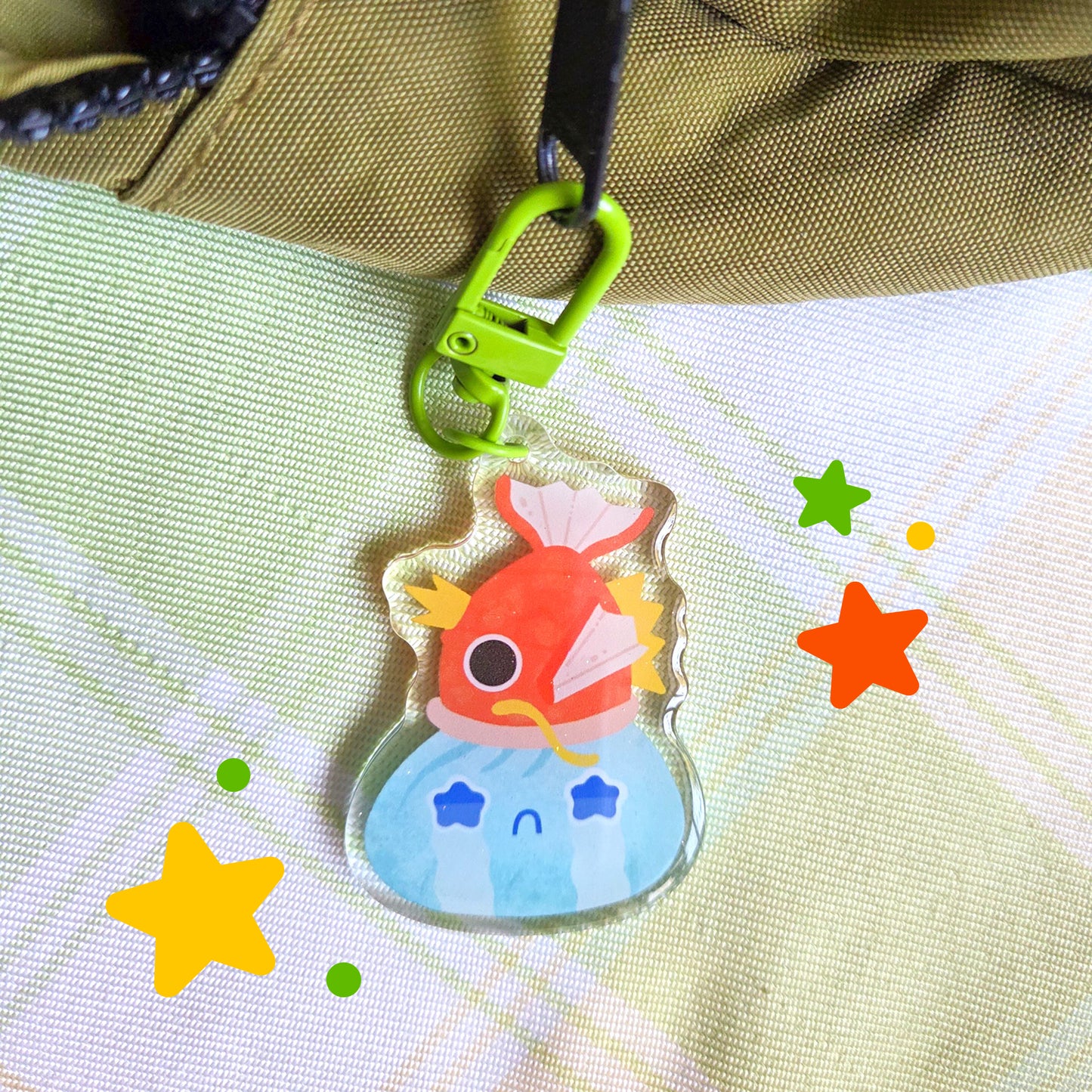 Magical Crying Carp Charm