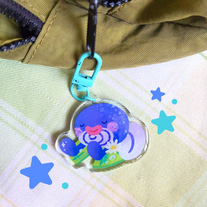 Poliwag Lilypad Keychain