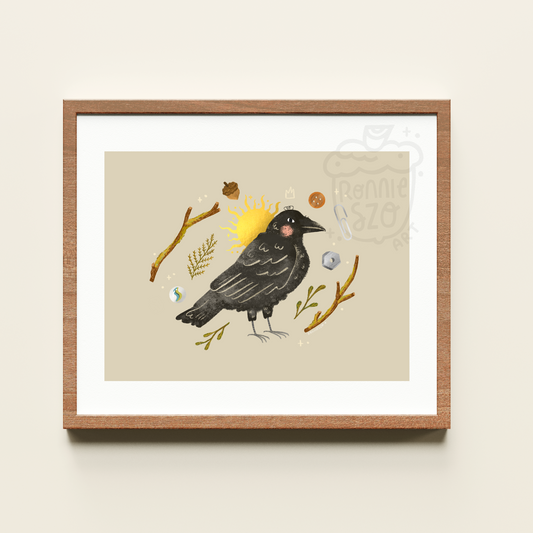 Crow Trinkets - 8x10 Print