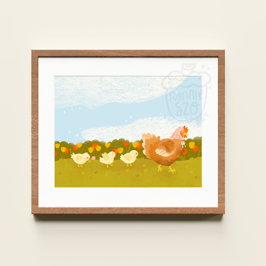 Chickens - 8x10 Print