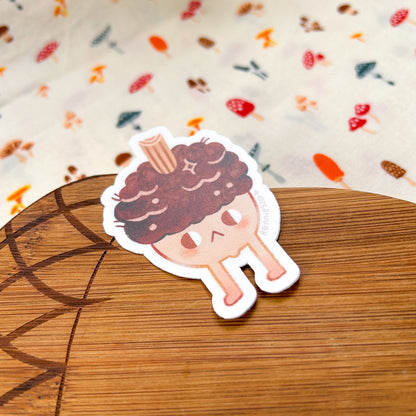 Suspicious Acorn Vinyl Sticker