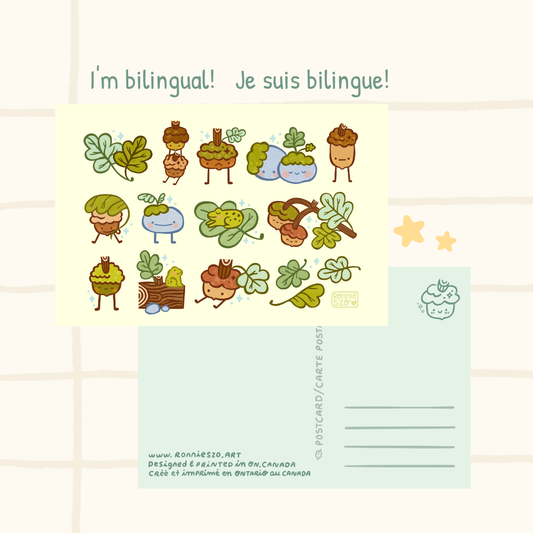 Acorn Friends - Postcard