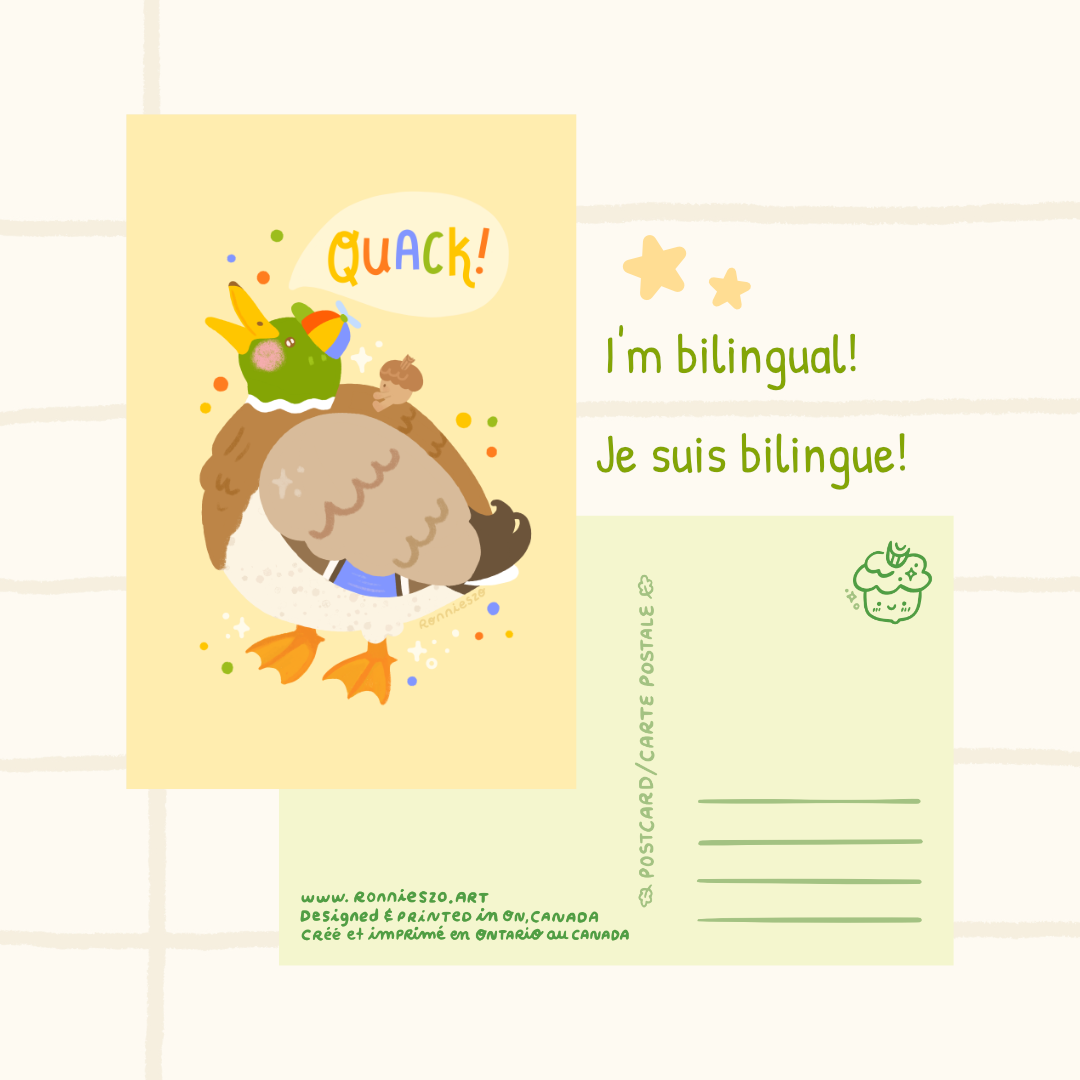 Quack Duck - Postcard