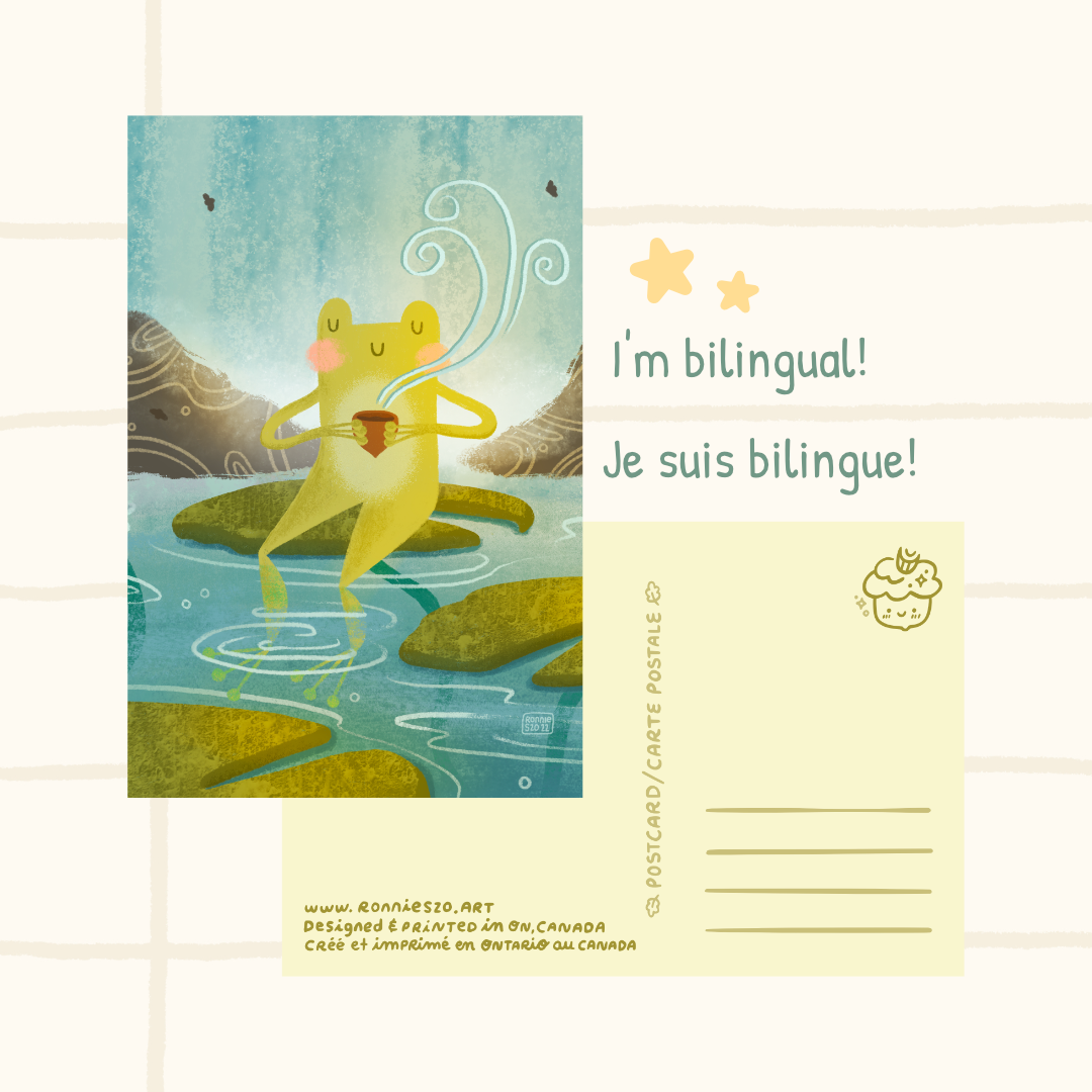 Waterfall Frog - Postcard