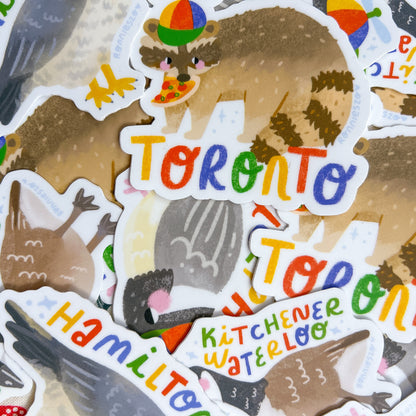 Toronto Raccoon Sticker