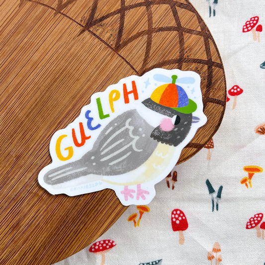 Guelph Chickadee Sticker