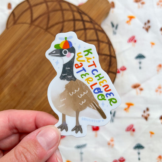 Kitchener Waterloo Canada Goose Sticker