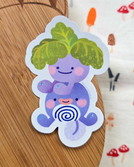 Poliwag & Oddish Sticker