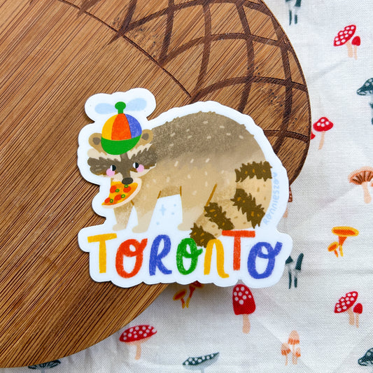 Toronto Raccoon Sticker