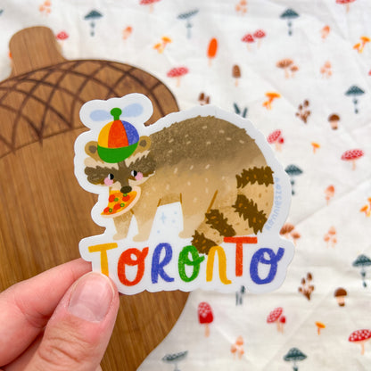 Toronto Raccoon Sticker