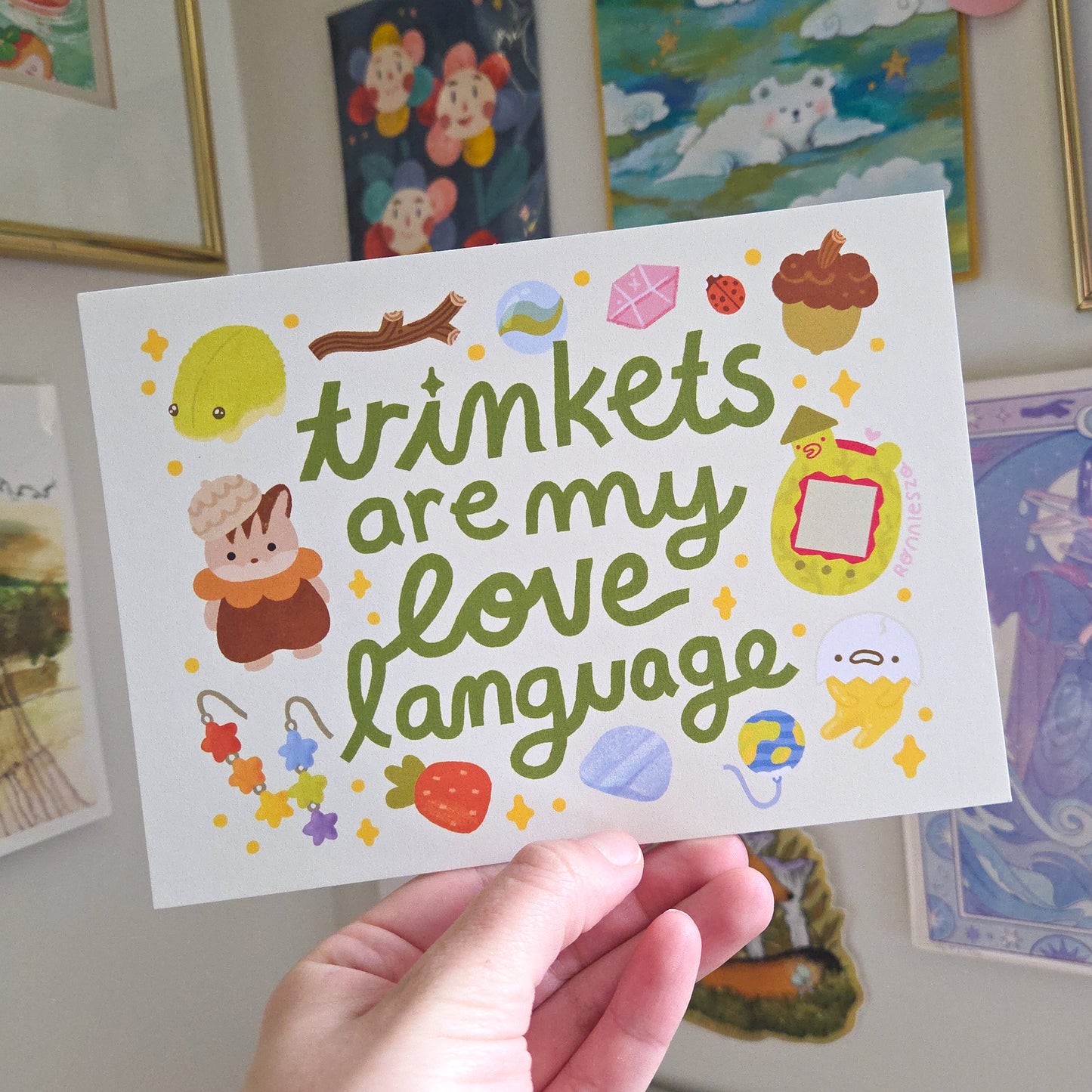 Trinkets are my Love Language - Art Print