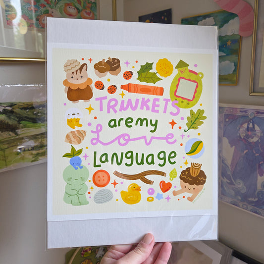 Trinkets are my Love Language - Art Print