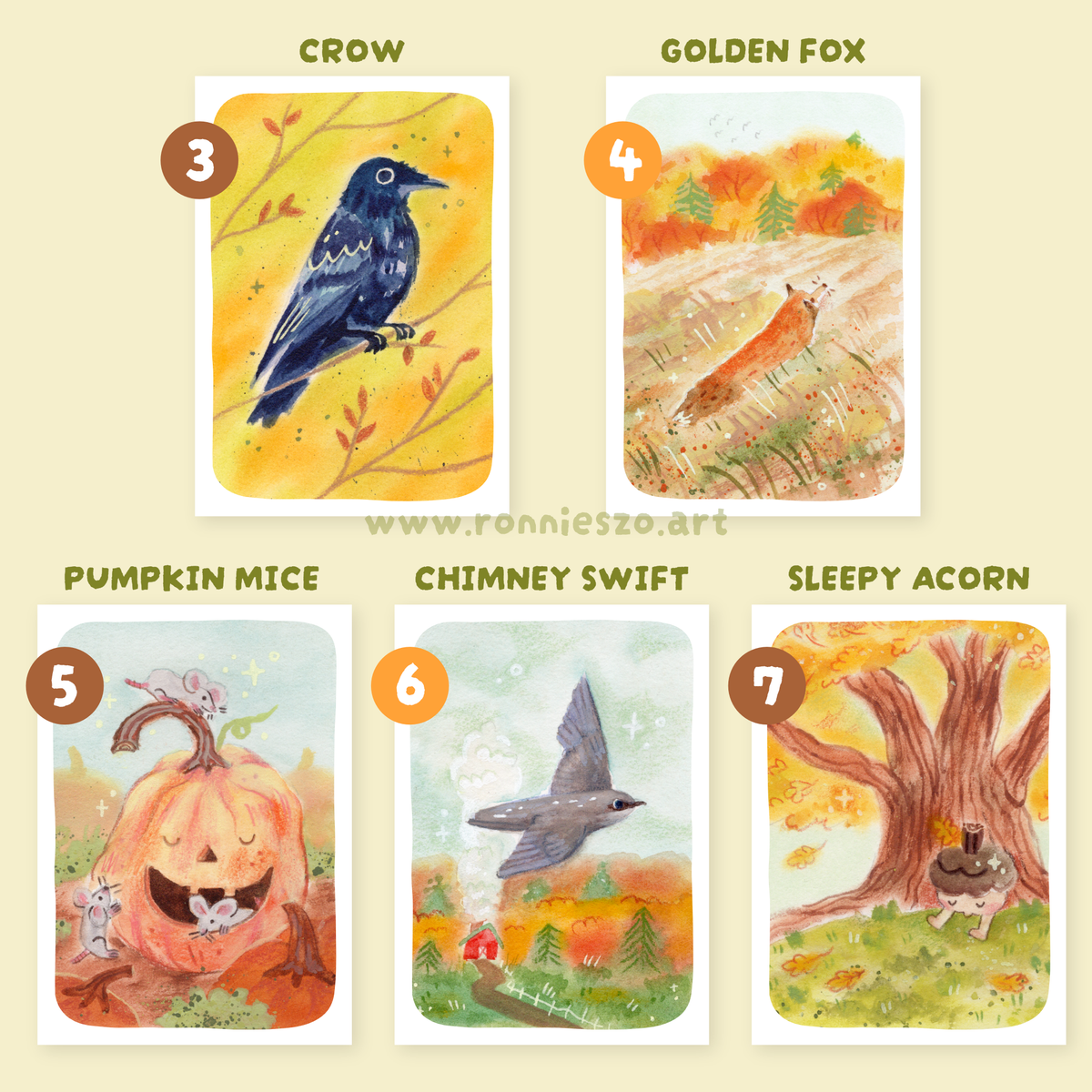 Mystery Mini Prints: FALL