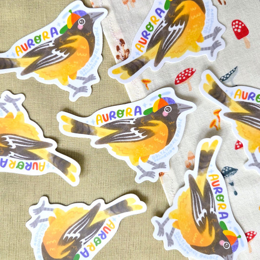 Aurora Baltimore Oriole Sticker
