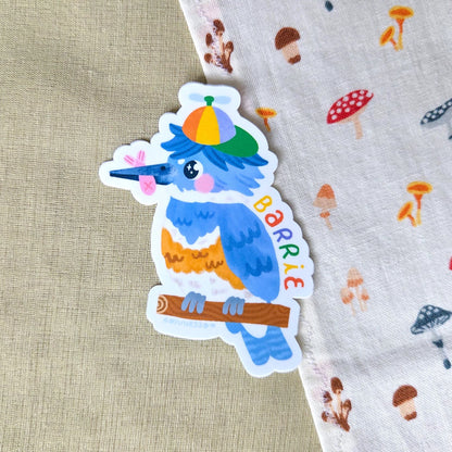 Barrie City Bird Kingfisher Sticker