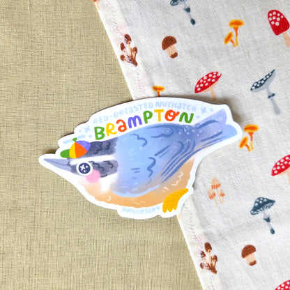 Brampton Nuthatch Sticker