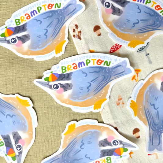Brampton Nuthatch Sticker