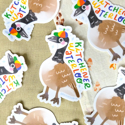 Kitchener Waterloo Canada Goose Sticker