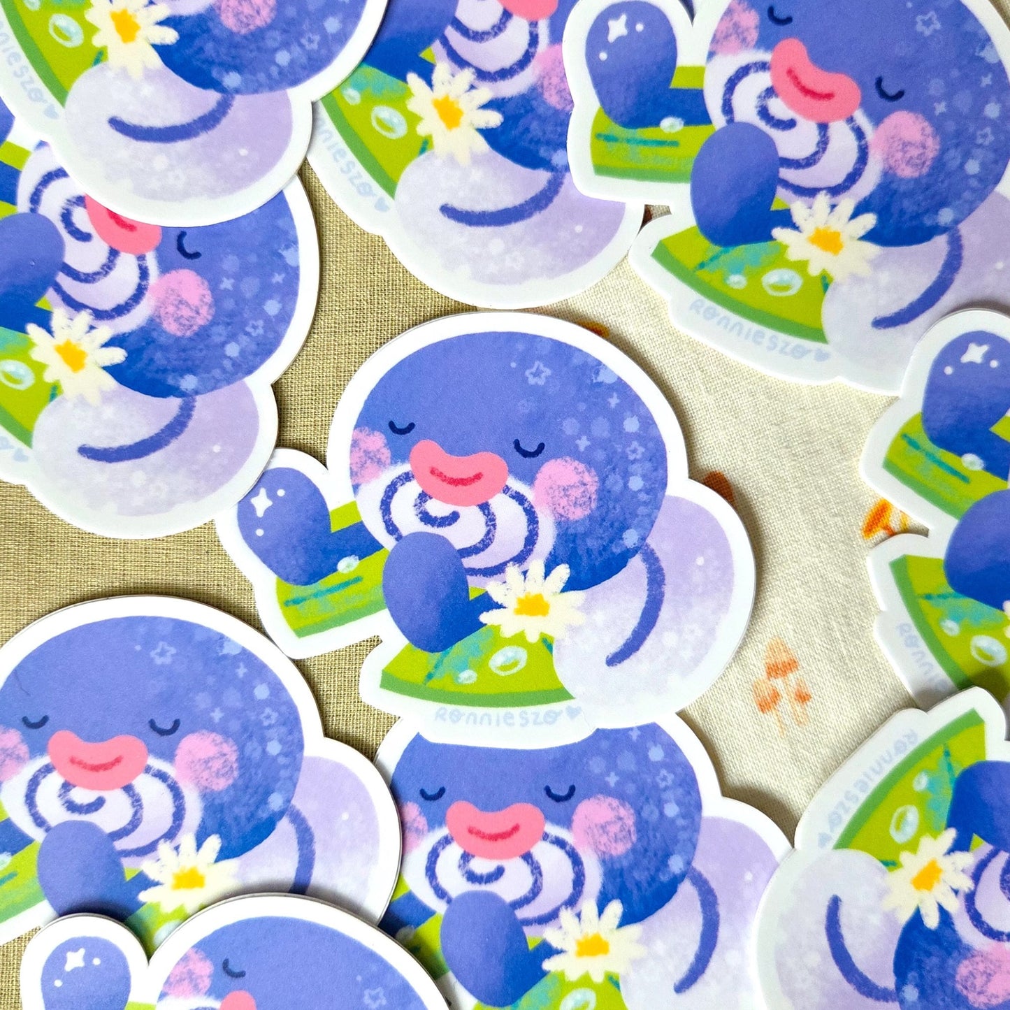Poliwag Lily pad Sticker