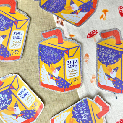 Silly Goose Juice Sticker